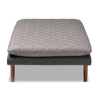 Marit Mid-Century Modern Upholstered Wood Daybed