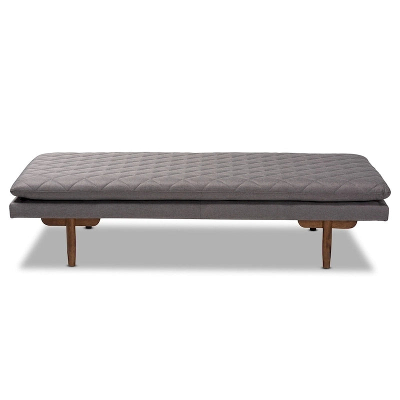 Marit Mid-Century Modern Upholstered Wood Daybed