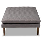 Marit Mid-Century Modern Upholstered Wood Daybed