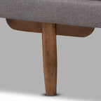 Marit Mid-Century Modern Upholstered Wood Daybed