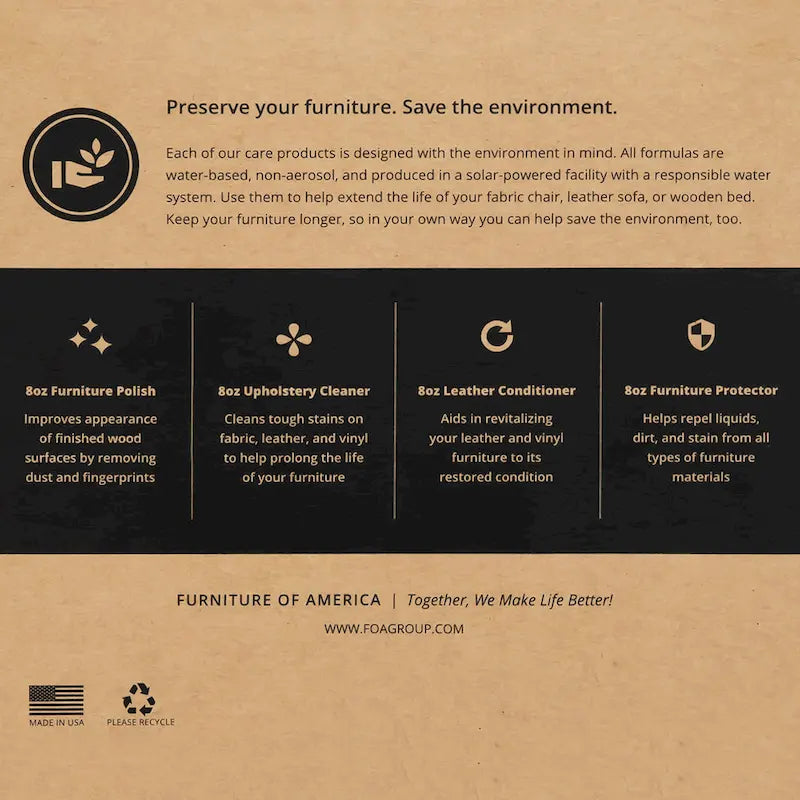 Loty Contemporary Beige Chenille Symmetrical L-Shaped Sectional by Furniture of America