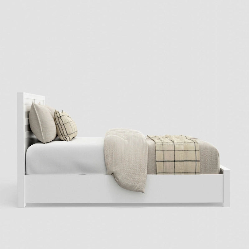 Carmel Eastern King Storage Bed, White