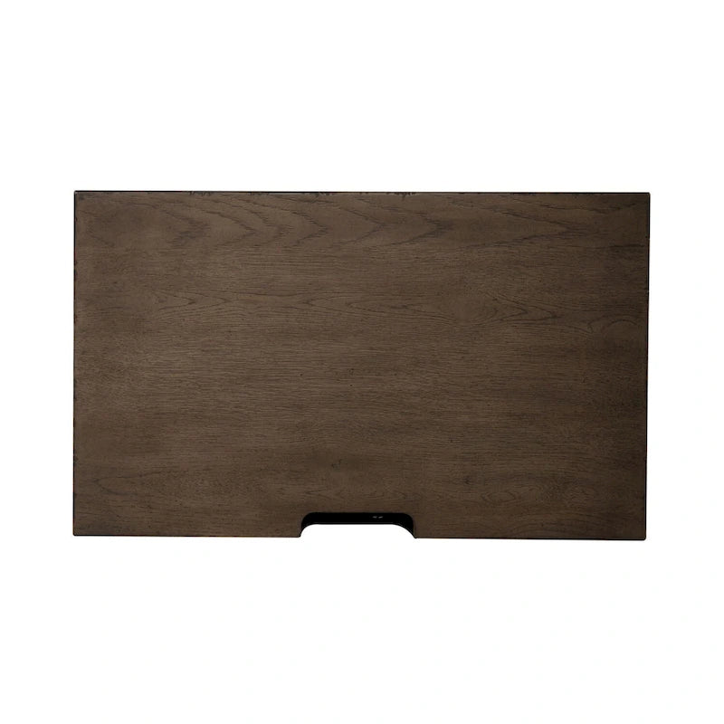 Americana Farmhouse Dusty Taupe 2 Drawer Nightstand with Charging Station