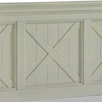 Seaside Lodge King Headboard in Off-White by Homestyles