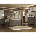 Juararo Dark Brown Poster Bed