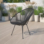 Rattan/ Bungee Papasan Lounge Chair