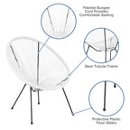 Rattan/ Bungee Papasan Lounge Chair