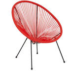 Rattan/ Bungee Papasan Lounge Chair