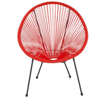 Rattan/ Bungee Papasan Lounge Chair