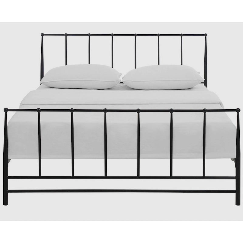 Freeport Brown King Size Metal Bed Frame