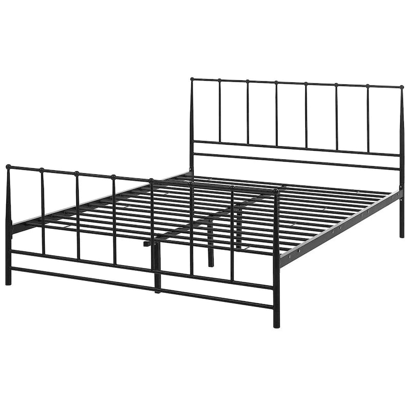 Freeport Brown King Size Metal Bed Frame