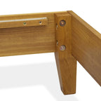 East West Furniture King Platform Bed Frame with 4 Solid Wood Legs and 2 Extra Center Legs (Bed Frame Color Options)