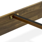 East West Furniture King Platform Bed Frame with 4 Solid Wood Legs and 2 Extra Center Legs (Bed Frame Color Options)