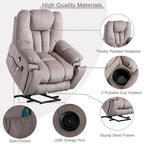 Ebello Power Assist Lift Recliner chair With Massage