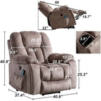 Ebello Power Assist Lift Recliner chair With Massage