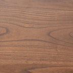 Salvatore Mid-Century Modern Walnut Brown Finished Wood Platform Bed