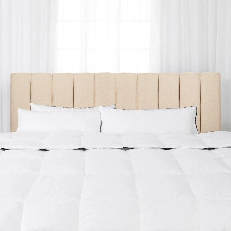 CorLiving King Size Helena Velvet Tufted Headboard