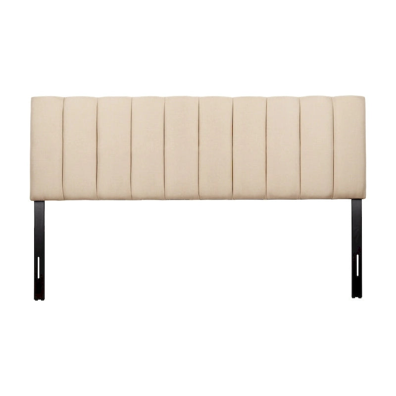 CorLiving King Size Helena Velvet Tufted Headboard