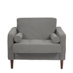 2 Set Modern Wide Armchair Corduroy Accent Chairs