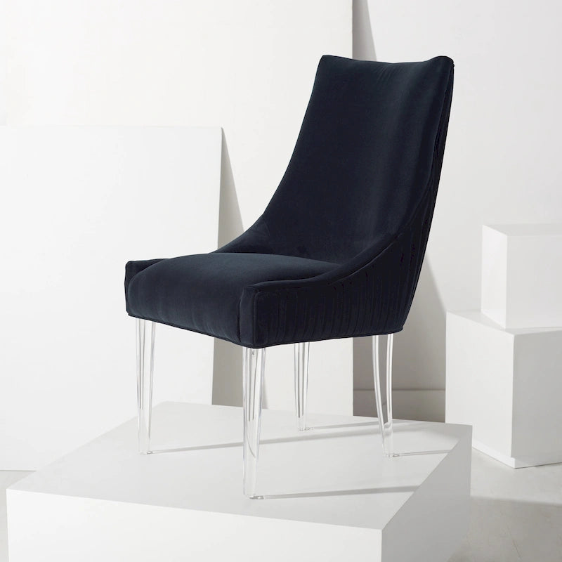 SAFAVIEH Couture Vesile Acrylic Leg Dining Chair - 22W x 28D x 38H