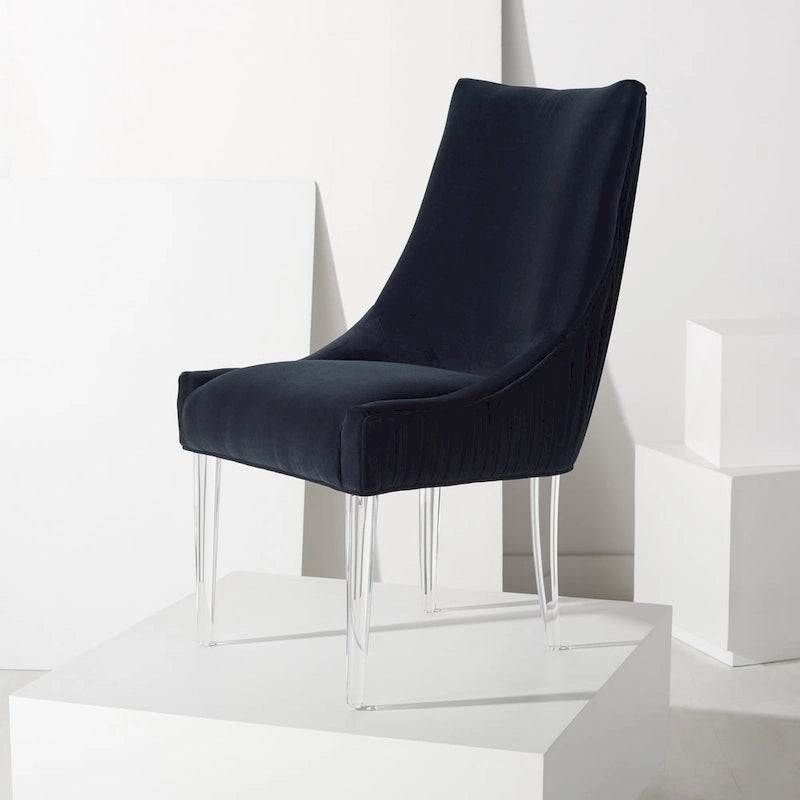 SAFAVIEH Couture Vesile Acrylic Leg Dining Chair - 22W x 28D x 38H