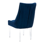 SAFAVIEH Couture Vesile Acrylic Leg Dining Chair - 22W x 28D x 38H