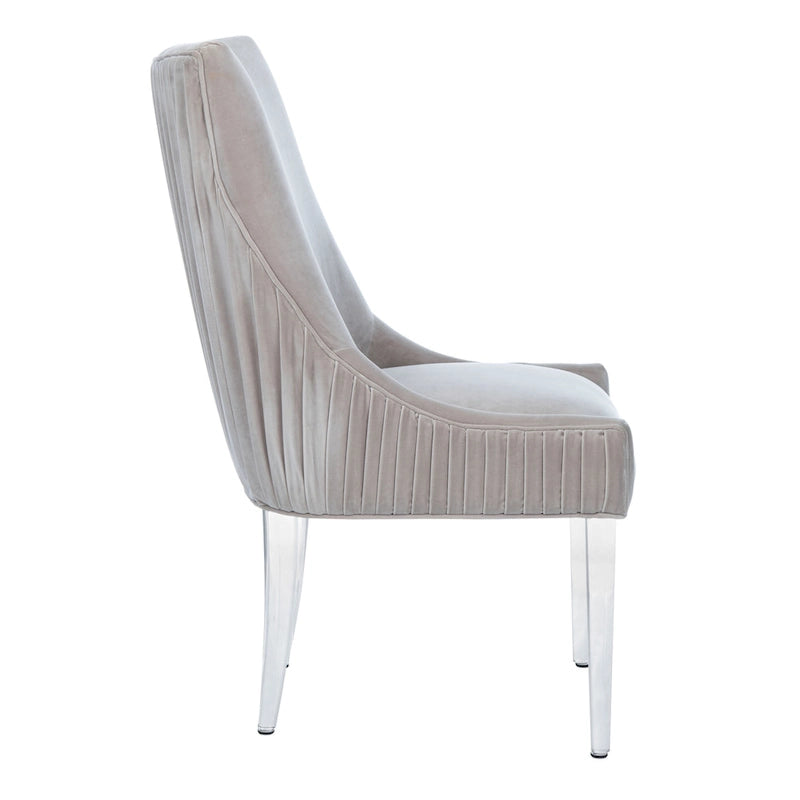 SAFAVIEH Couture Vesile Acrylic Leg Dining Chair - 22W x 28D x 38H