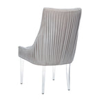 SAFAVIEH Couture Vesile Acrylic Leg Dining Chair - 22W x 28D x 38H