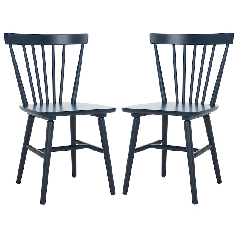 SAFAVIEH Signa Spindle Farmhouse Dining Chair (Set of 2) - 20 W x 20 D x 33 H - 20W x 20D x 33H