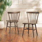 SAFAVIEH Signa Spindle Farmhouse Dining Chair (Set of 2) - 20 W x 20 D x 33 H - 20W x 20D x 33H