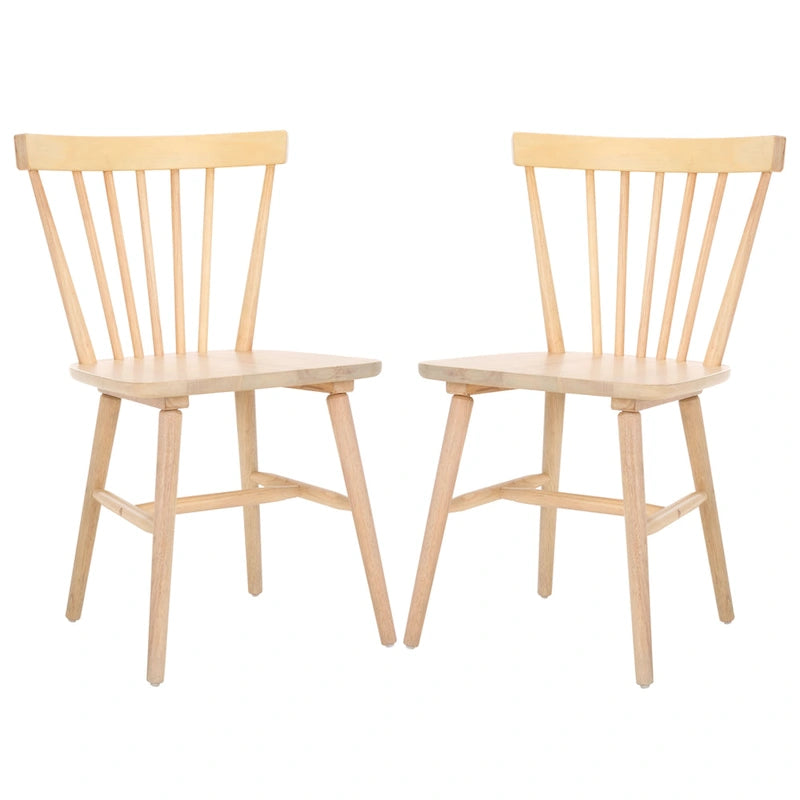 SAFAVIEH Signa Spindle Farmhouse Dining Chair (Set of 2) - 20 W x 20 D x 33 H - 20W x 20D x 33H