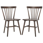 SAFAVIEH Signa Spindle Farmhouse Dining Chair (Set of 2) - 20 W x 20 D x 33 H - 20W x 20D x 33H