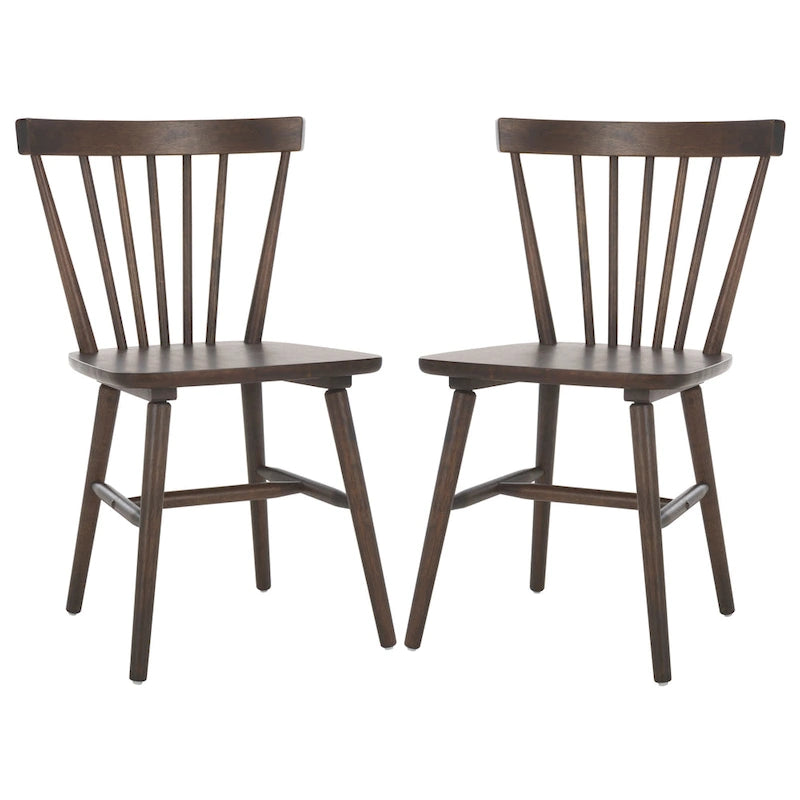 SAFAVIEH Signa Spindle Farmhouse Dining Chair (Set of 2) - 20 W x 20 D x 33 H - 20W x 20D x 33H