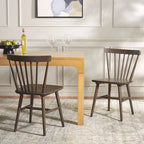 SAFAVIEH Signa Spindle Farmhouse Dining Chair (Set of 2) - 20 W x 20 D x 33 H - 20W x 20D x 33H