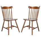 SAFAVIEH Margretta Spindleback Windsor Dining Room Chair (Set of 2) - 17 W x 19 L x 34 H - 17Wx19Dx34H