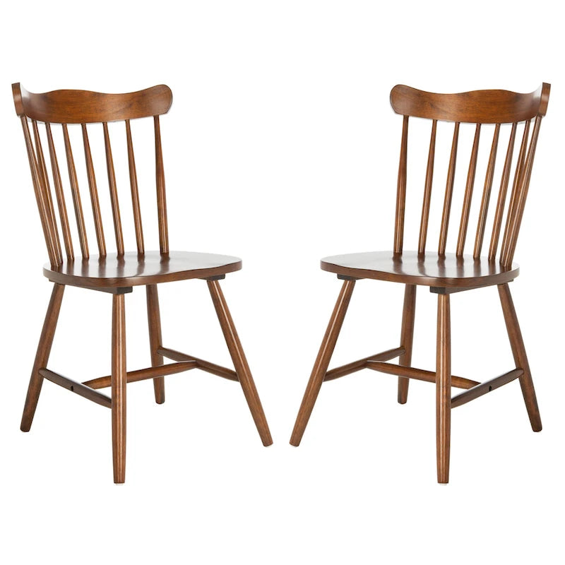 SAFAVIEH Margretta Spindleback Windsor Dining Room Chair (Set of 2) - 17 W x 19 L x 34 H - 17Wx19Dx34H
