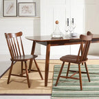 SAFAVIEH Margretta Spindleback Windsor Dining Room Chair (Set of 2) - 17 W x 19 L x 34 H - 17Wx19Dx34H