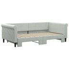 vidaXL Day Bed Upholstered Daybed Sofa Bed for Bedroom Living Room Velvet