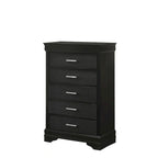 Sigurd Black Velvet Upholstered Tufted Panel Bed