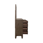 Americana Farmhouse Sleigh Bed, Dresser and Mirror Bedroom Set