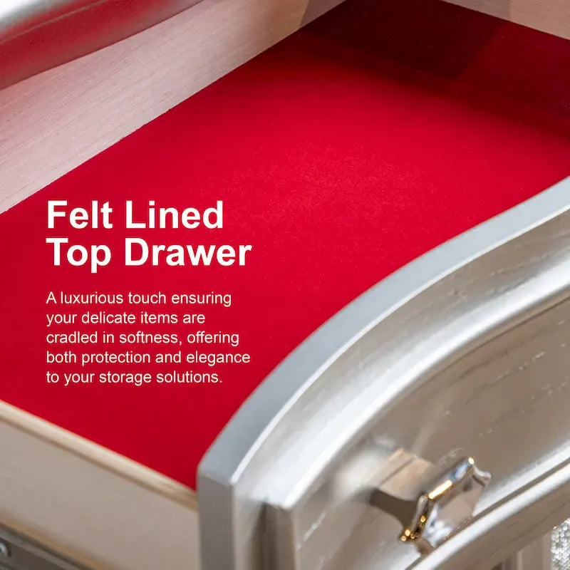 Furniture of America Cruz Contemporary Gray Solid Wood Panel 6-Piece Bed, 2 Nightstand, Chest, Dresser and Mirror Bedroom Set