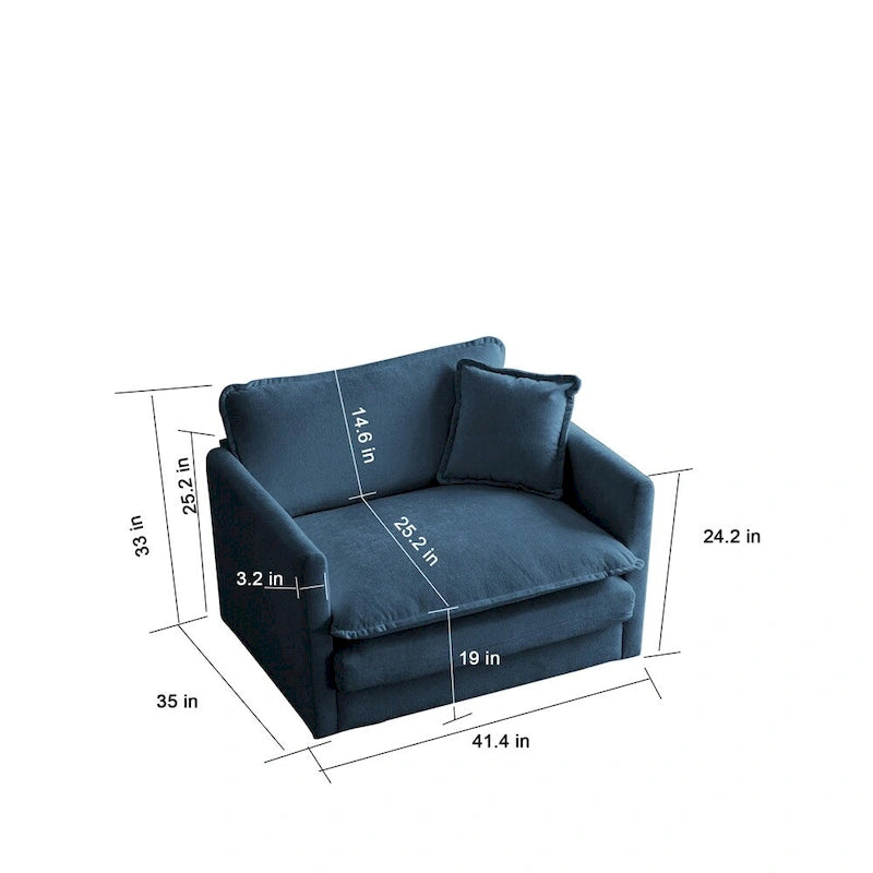 3-Piece Upholstered Sofa, Sectional Sofa Set Modern Sofa Couches Set