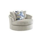 Signature Design by Ashley Maxon Place Oversized Swivel Accent Chair - 56W x 55D x 35H