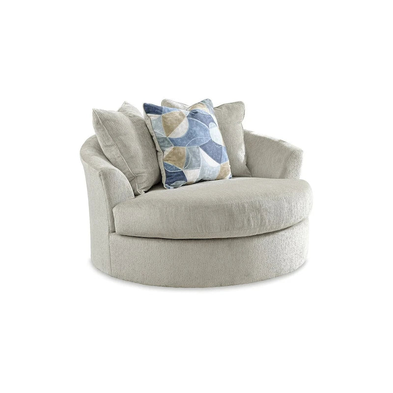 Signature Design by Ashley Maxon Place Oversized Swivel Accent Chair - 56W x 55D x 35H