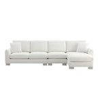 Oversized Sectional Couch with Chaise Lounge, L-shaped Chenille Sectional Sofa for Living Room,Apartment,Office