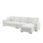 Oversized Sectional Couch with Chaise Lounge, L-shaped Chenille Sectional Sofa for Living Room,Apartment,Office