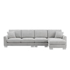 Oversized Sectional Couch with Chaise Lounge, L-shaped Chenille Sectional Sofa for Living Room,Apartment,Office