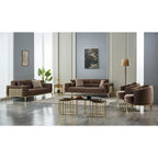 Arianna 4-Pieces Two Sofa Two Chair Living Room Set
