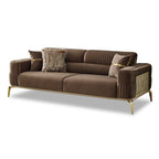 Arianna 4-Pieces Two Sofa Two Chair Living Room Set