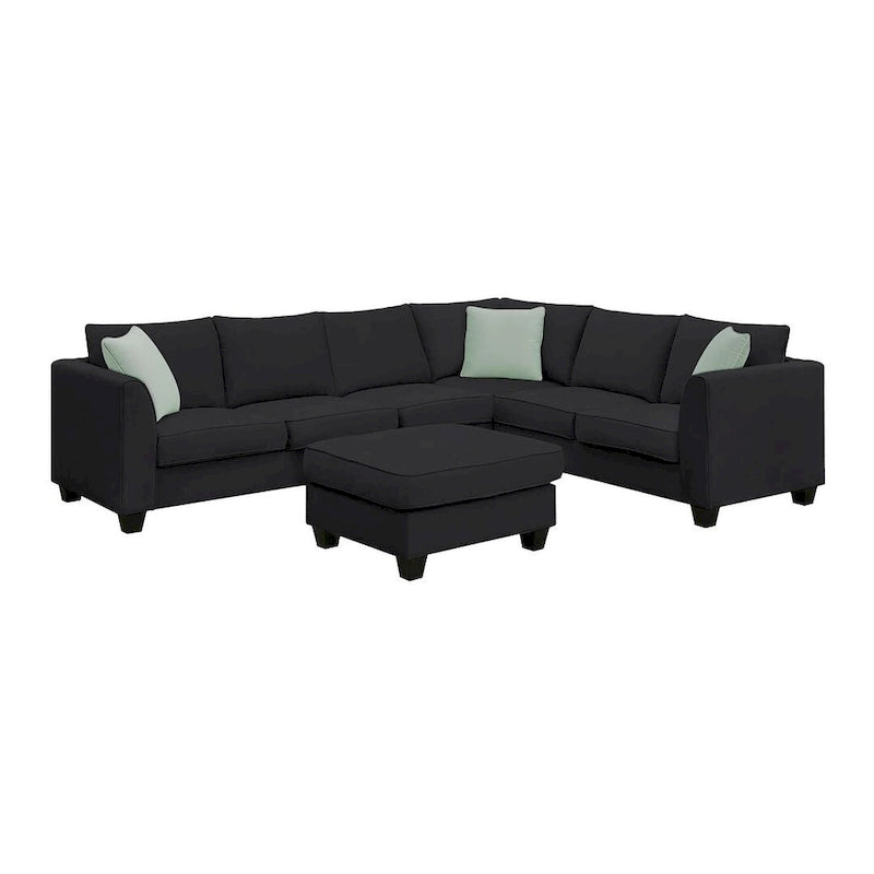 Flexible Combination Module Reversible Sectional Sofa with Ottoman